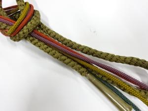 未使用品　正絹　手組帯締め